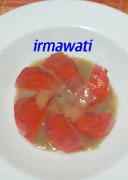 Vla Susu Coklat dengan Terigu tanpa Telur