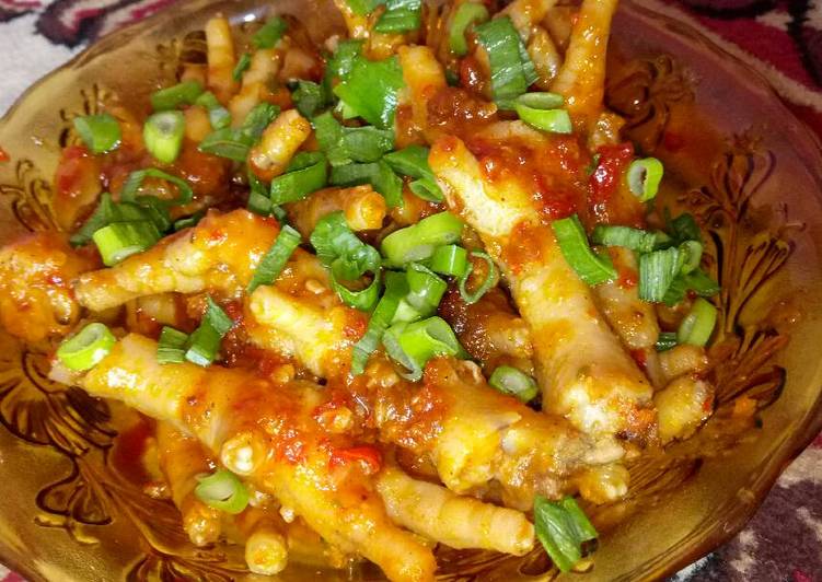 resep makanan Ceker setan mlehoy