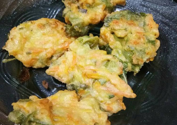 resep masakan Bakwan bayam wortel