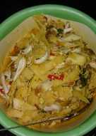 Tumis rebung pedasss telur