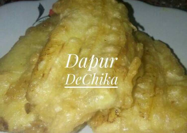 cara membuat Pisang goreng tepung bumbu Sasa