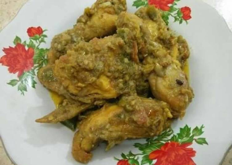 resep Ayam sambal hijau