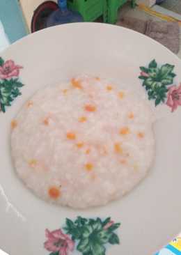 Bubur wortel simple rice cooker