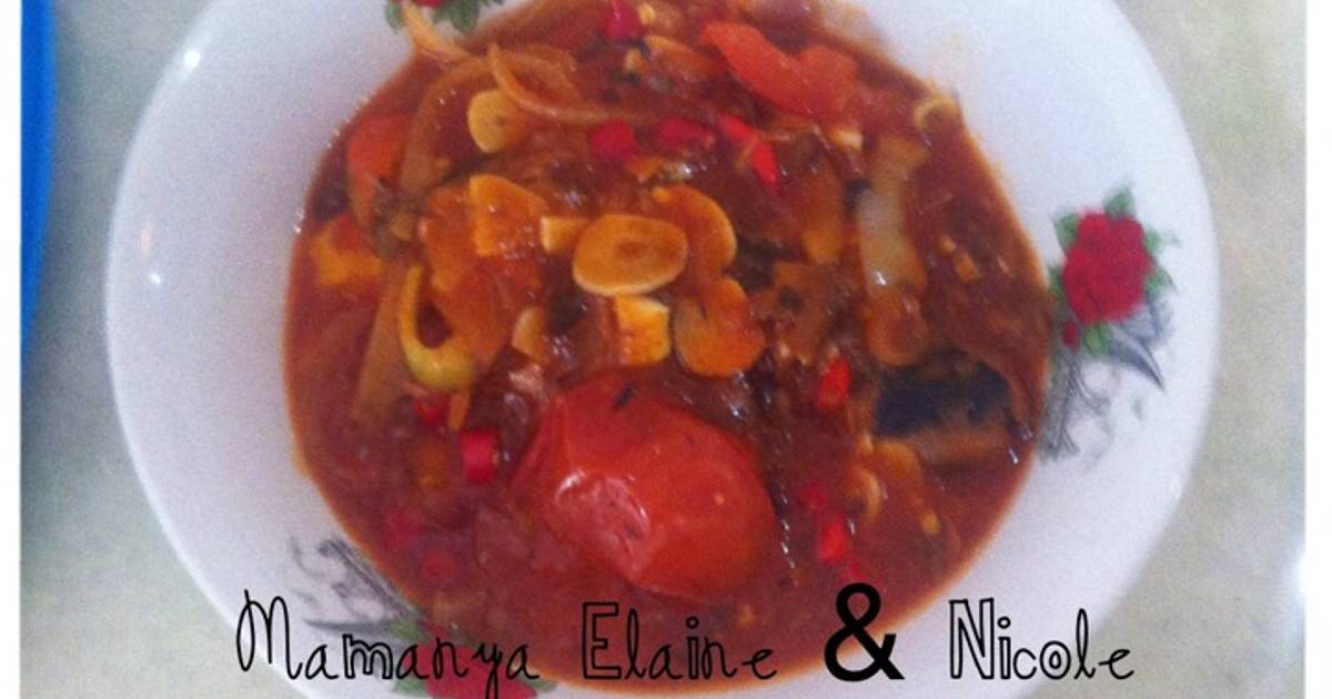 Resep Ikan  Kaleng Sarden  Pedas Manis oleh Mamanya Elaine 