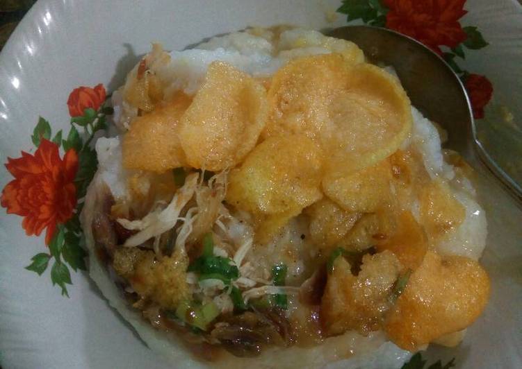 gambar untuk cara membuat Bubur Ayam Kampung (#Sarapan Hari ke 3)