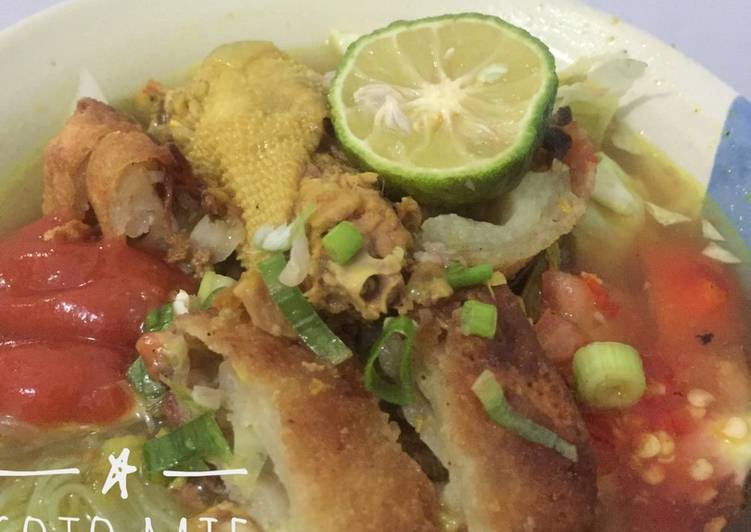 cara membuat Soto mie Bogor