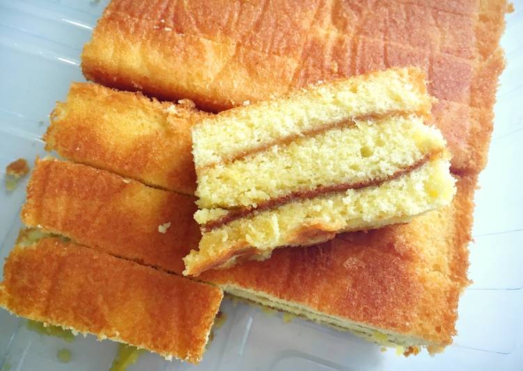 resep lengkap untuk Bolu Lapis Nanas