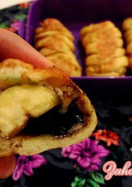 Roti Kepang Isi Pisang Coklat Keju