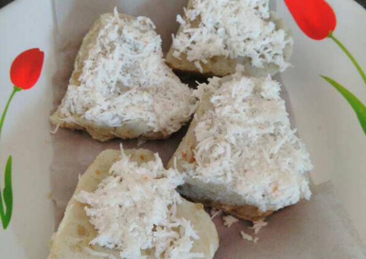 resep lengkap untuk Gethuk ubi rambat (telo) asli jonegoro