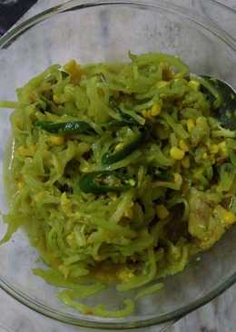 Oseng labu siam, bumbu kuning