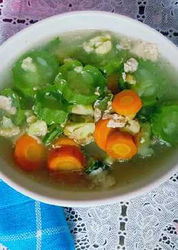 Sop oyong telur non MSG