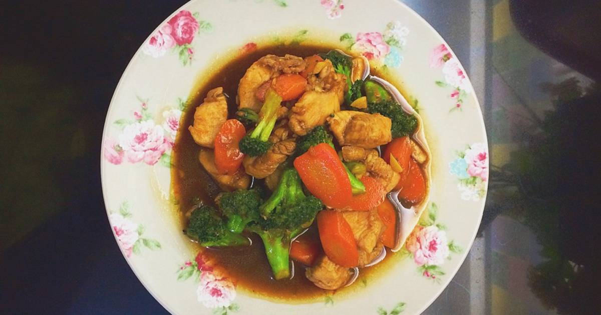 Resep Chicken teriyaki with vegetable ala zaara algadri