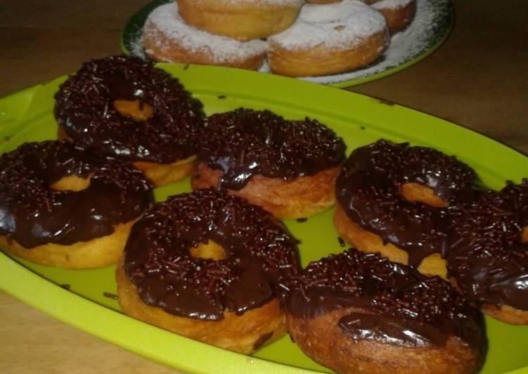 bahan dan cara membuat Donat Labu Kuning