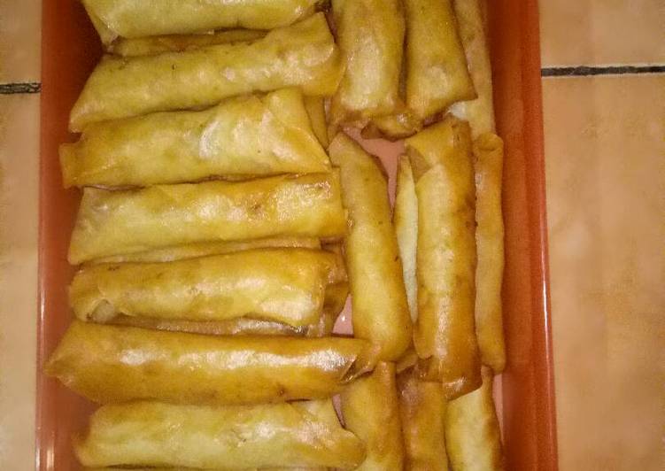 resep Lumpia Isi Udang Rebung