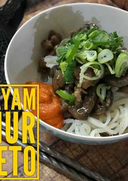 Mie Ayam Jamur #keto