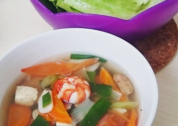 resep masakan Sup Tom Yum No Ribet