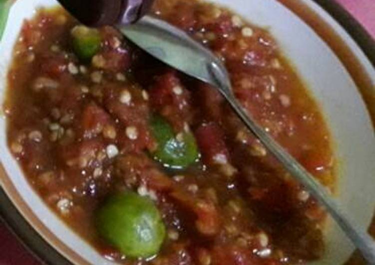 Resep Sambel Korek Jeruk Limo