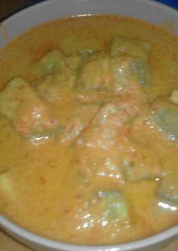 Gulai nangka tempe labu Siam