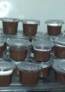 PUDING PUYO COKLAT ala Heny ZanVer