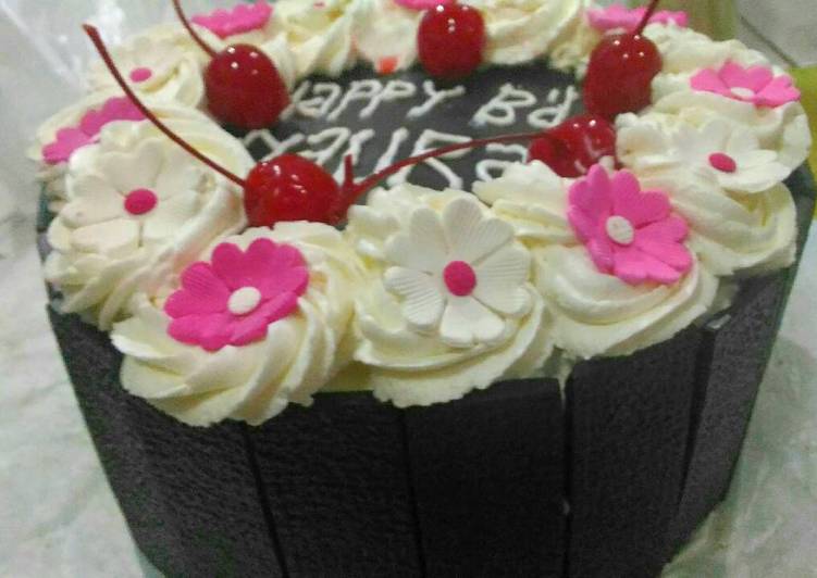 gambar untuk cara membuat Black forest