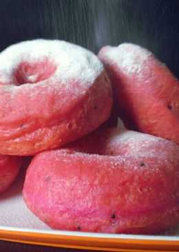 Donat Buah Naga Merah