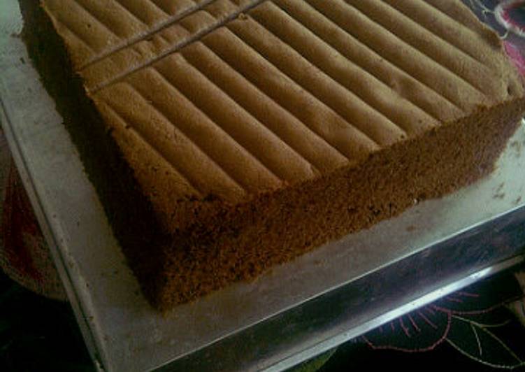 Resep Sponge Cake Coklat Lembut Irit