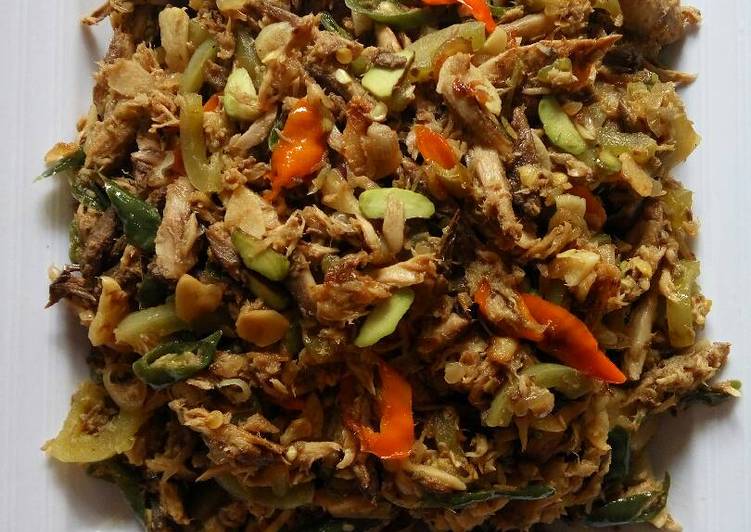 resep masakan Tumis Tongkol Asap Tomat Hijau