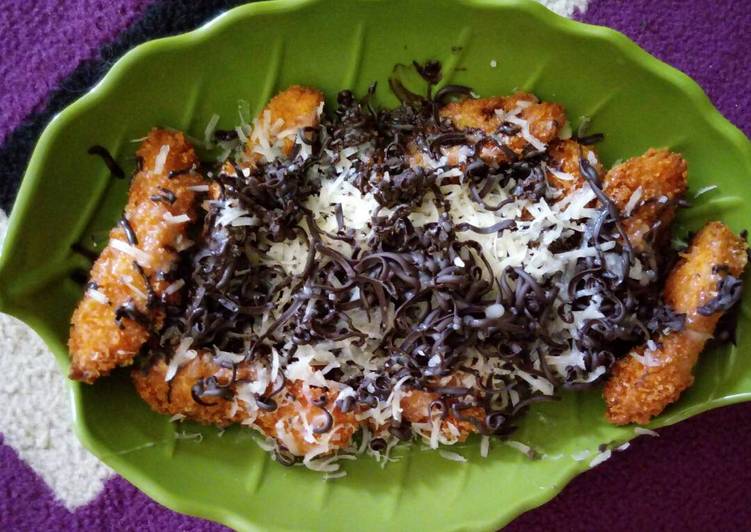 resep masakan Pisang crispy coklat keju