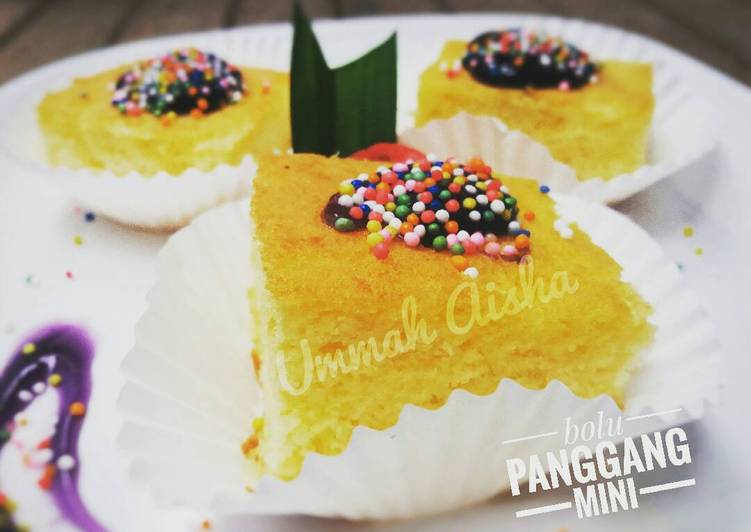 resep lengkap untuk Bolu Panggang mini