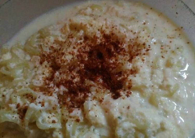 resep makanan Indomie Carbonara Simple