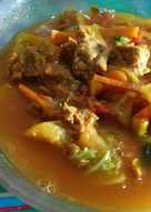 Tongseng kambing sayur