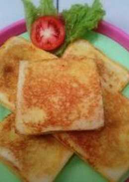 Roti tawar breakfast (cepat,simple,bergizi)