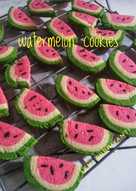 Cookies semangka.. No mixer