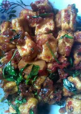 Tahu pedas kemangi