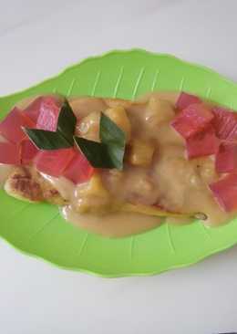 Pisang gapit saus nangka