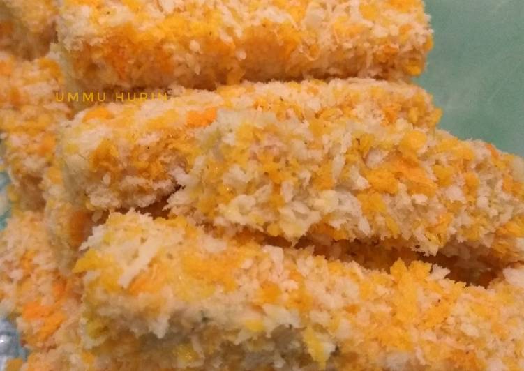 resep lengkap untuk Nugget ayam keju+sayur no msg