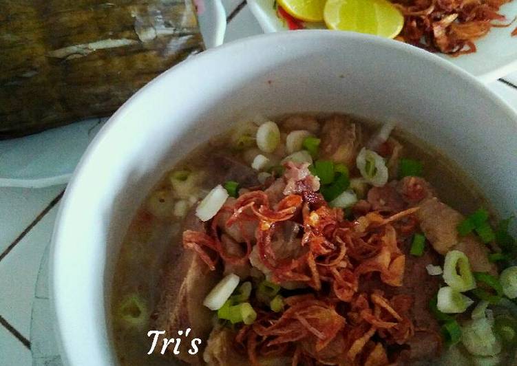 resep makanan Coto Makassar (Coto Kerbau) #KitaBerbagi