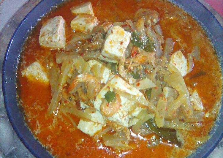 cara membuat Lodeh udang manisa