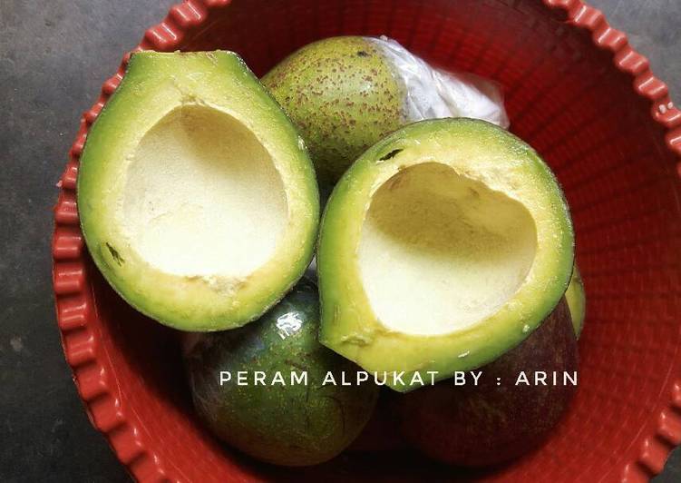 resep lengkap untuk Peram alpukat anti gagal