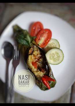 Nasi bakar simple