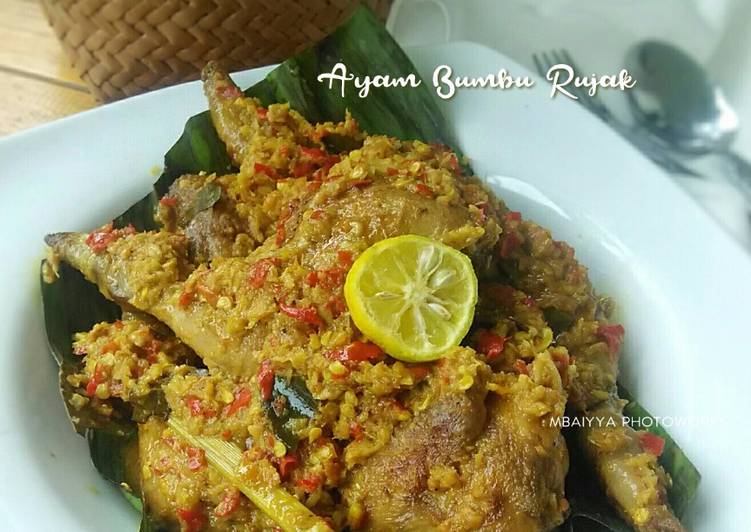 Resep Ayam Bumbu Rujak oleh mbaiyya  Cookpad