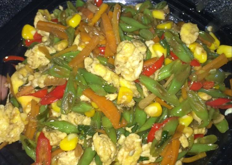 resep makanan Tumis sayur buncis & wortel