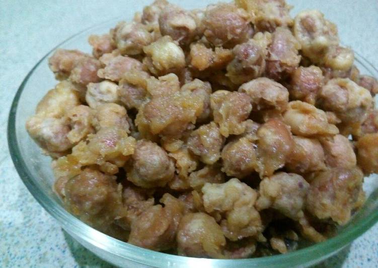 resep Kacang Bandung / kacang goreng tepung