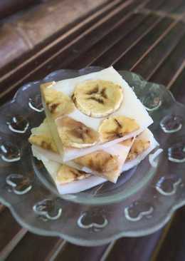 Puding susu pisang