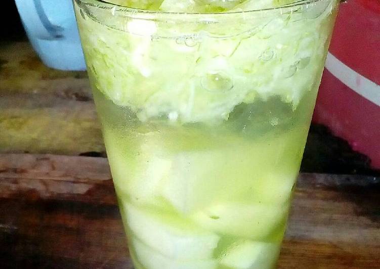 resep makanan Es timun rasa melon