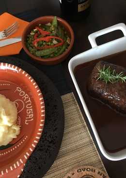 Steak Daging Cincang-Mash Potato