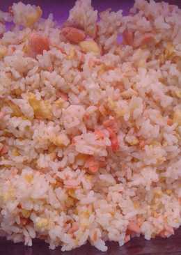 Nasi Goreng Ikan Salmon + keju