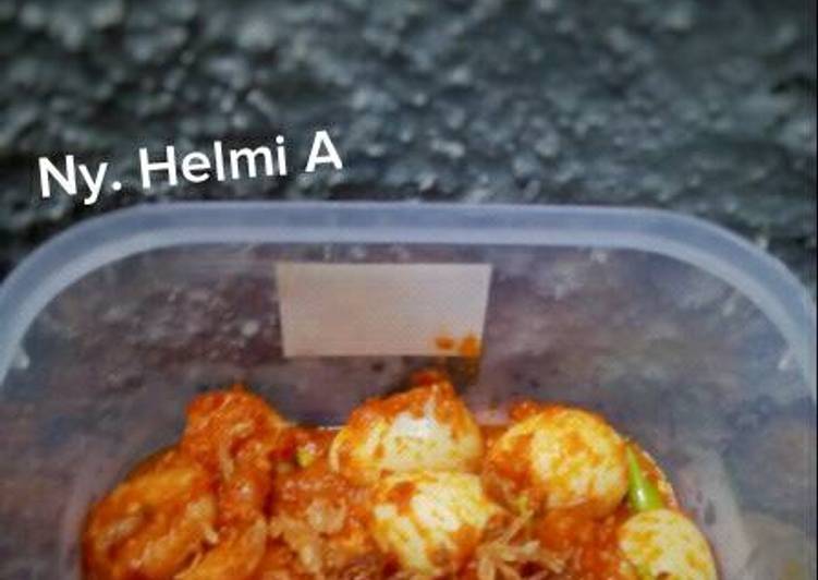 resep lengkap untuk Sambel Goreng Pete Udang