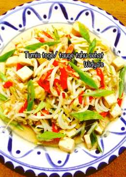 Tumis toge/tauge Tahu