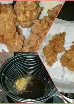 Ayam goreng kentucky mudah buatnya